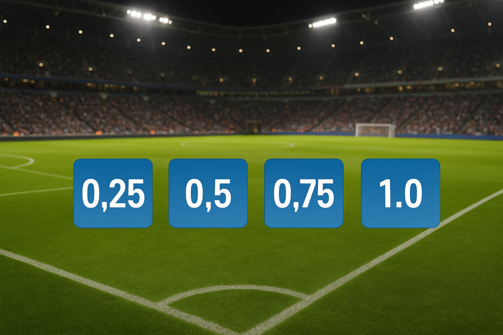 Giải Thích Tỷ Lệ Kèo 0.25, 0.5, 0.75, 1.0 | Cách Hiểu Chuẩn & Mẹo Chơi An Toàn