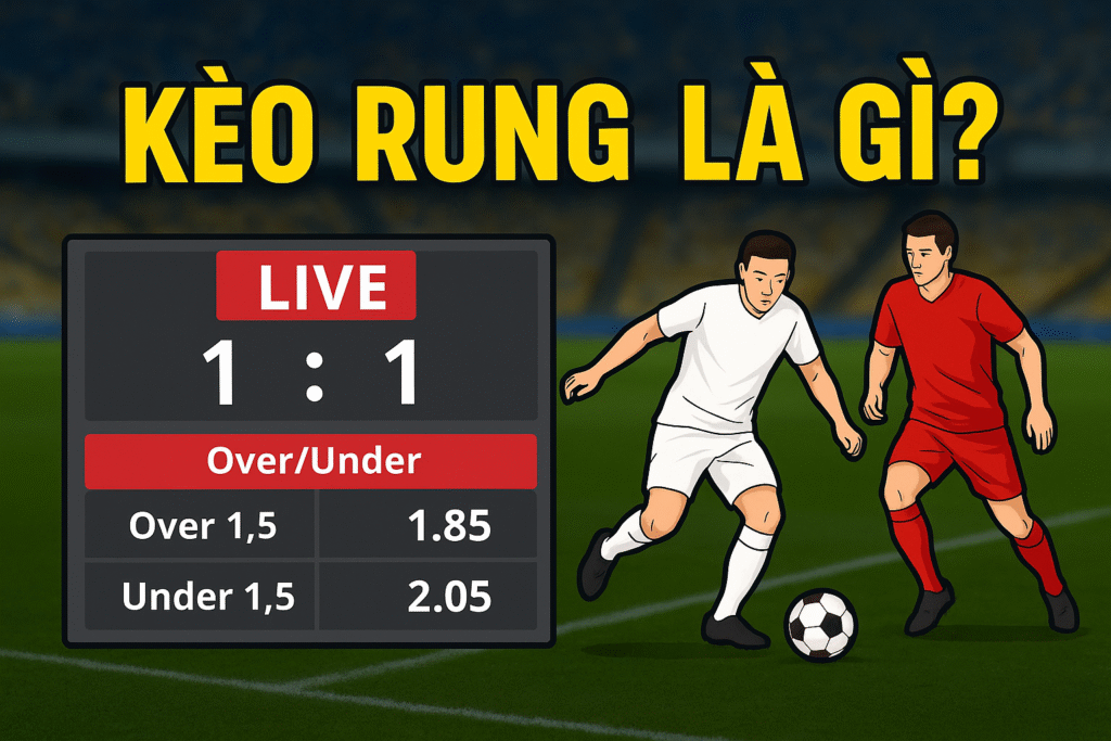 Ví dụ về kèo rung là gì - Kèo rung tài xỉu