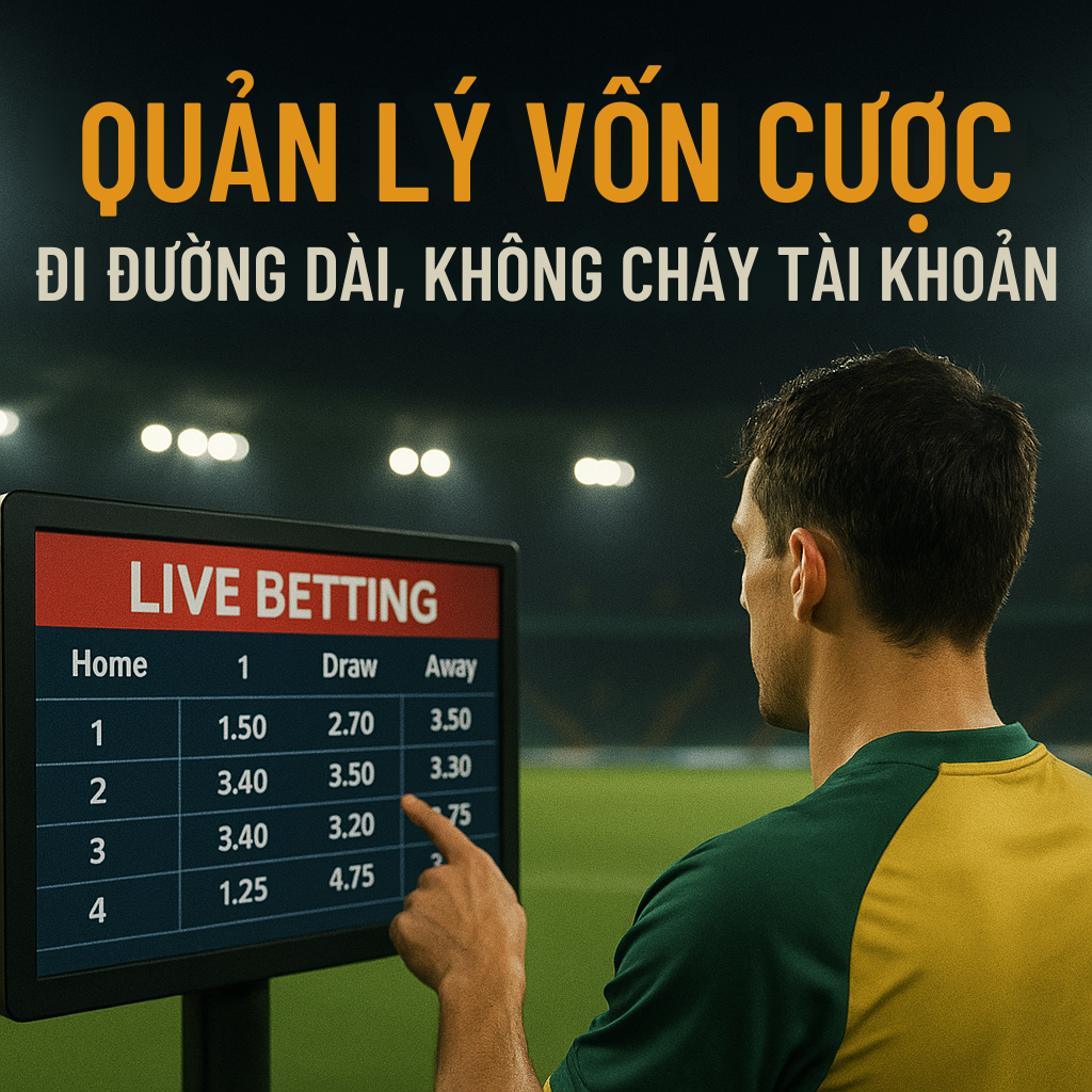 quản lý vốn cược - đi đường dài, không cháy tài khoản