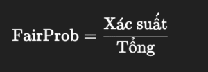 biên lợi nhuận - công thức tính xác suất kèo