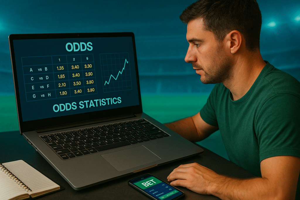 Người chơi phân tích dữ liệu trận đấu để tìm mẹo cược hiệu quả
